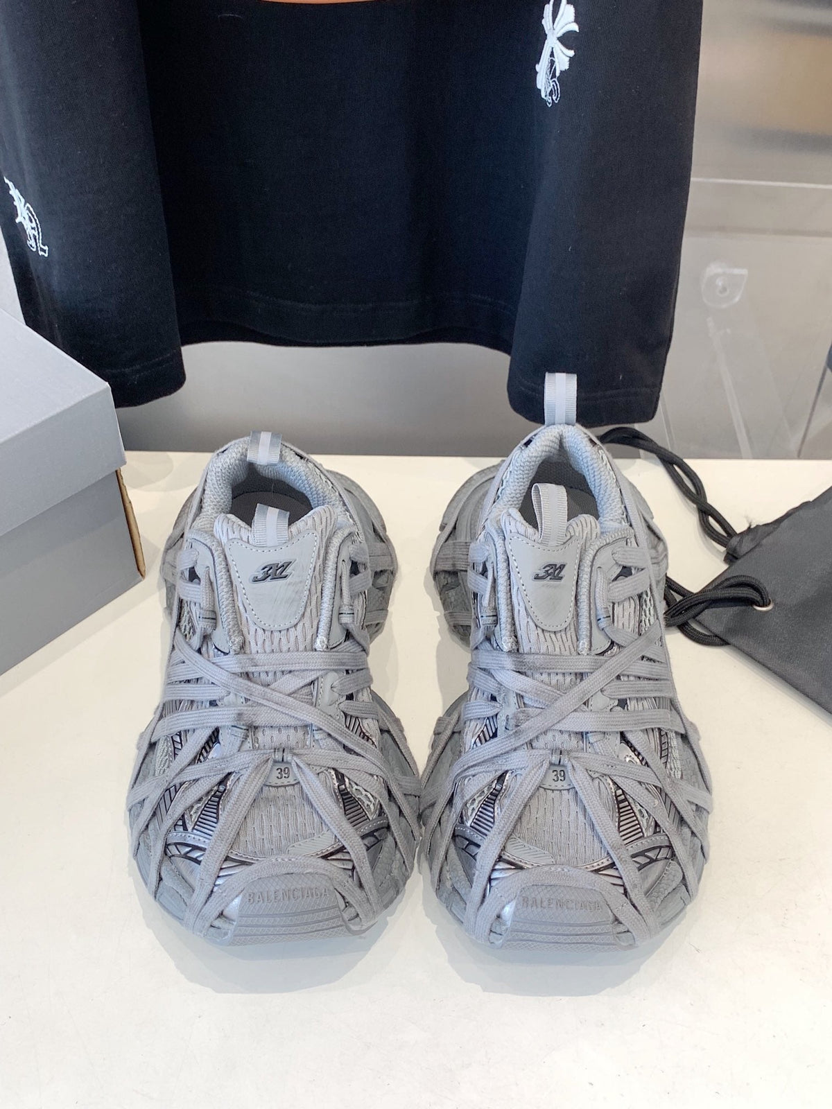 3XL EXTREME LACE SNEAKER ALL GRAY