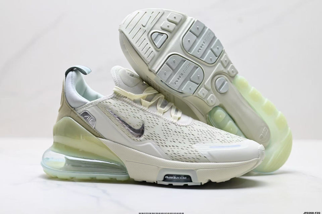 Nike Air Zoom Sneakers in Light Green and White