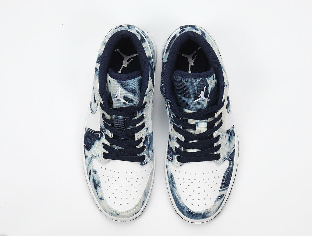 Nike Dunk Low Washed Denim Sneakers Blue CZ8455-100