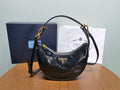 Prada arque small leather shoulder bag