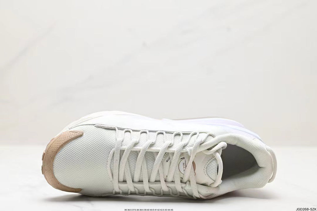 Nike Air Max 270 React ENG Sneakers in Khaki and White